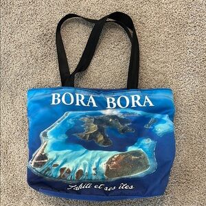 Bora Bora Tahiti Blue Tote Bag